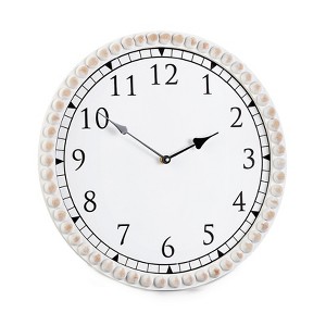 The Lakeside Collection Farmhouse Beaded Clocks or Mirrors - Round Clock - 1 of 1