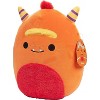 Squishmallows Original 10-Inch Ernest The Orange Monster - Official Jazwares Halloween Plush - Collectible Soft & Squishy Monster Stuffed Animal Toy - 3 of 3