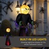 SEVOBAL Party Decorations and Accessories 7' Festive Decor Pumpkin Ghost Nighttime Effect Low-Maintenance Setup, Black, 43.3"*26"*82.8" - 3 of 4