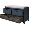 NicBex Shoe Rack Bench Shoe Storage Organizer with Removable Basket and Drawers Fully Assembled for Entryway Bedroom - 4 of 4