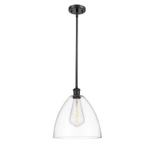 Bristol Glass - 1 Light Mini Pendant In Industrial Style-12.75 Inches Tall and 12 Inches Wide - 1 of 1