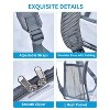 Transparent small backpack with padded shoulder straps,suitable for school safety travel,concerts,sports activities - 4 of 4