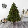 Nearly Natural 7-ft Wyoming Mixed Pine Artificial Christmas Tree with 550 Clear Lights and 1054 Bendable Branches - 4 of 4