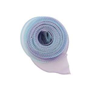 Unique Bargains Ribbon Plain Fishtail Organza Simple Style Polyester 354.33"x1.57" 1 Pc - 1 of 3