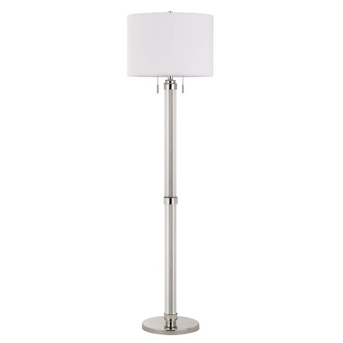 uitlijning Marine Onbepaald 60" Metal Montilla Acrylic Floor Lamp With Fabric Shade - Cal Lighting :  Target