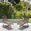 Hyleory Outdoor Portable & Foldable Rocking Chair with Detachable Headrest - 3 of 4