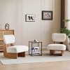 Christopher Knight Home Carlos Modern Wood Upholstered Accent Chair (Set of 2) - 2 of 4