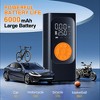 SUGIFT Tire Inflator Portable Air Compressor - Air Pump with Digital Pressure Gauge, LED Light and Auto Shut-Off Function - Cordless Pump - 2 of 4