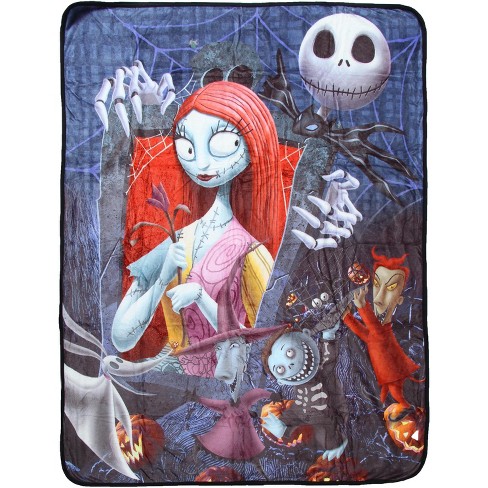 Nightmare before 2025 christmas throw