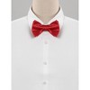 Allegra K Men's Solid Color Self-tied Formal Wedding Party Tuxedo Adjustable Bow Ties - 2 of 4