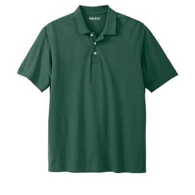 Kingsize Men's Big & Tall Shrink-less Piqué Polo Shirt - Big - Xl