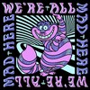 Juniors Womens Alice in Wonderland We're All Mad Here, Cheshire Cat T-Shirt - 2 of 4