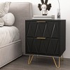 Hommoo 2 Drawers Nightstand - 3 of 4