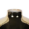 Gulches Celadon Marble Ceramic Vase with Gold Accents - Elegant Home Decor - 2 of 4