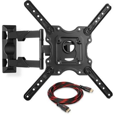 Mount-it! Tv Wall Mount Full Motion Lcd, Led 4k Tv Swivel Bracket For 23 -  55 Inch Screen Size, Compatible With Vesa 400x400, 66 Lbs. Capacity, Black  : Target