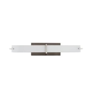 Sunset Lighting LED 37.5" Vanity Wall Light Bright Satin Nickel Finish - 1 of 3