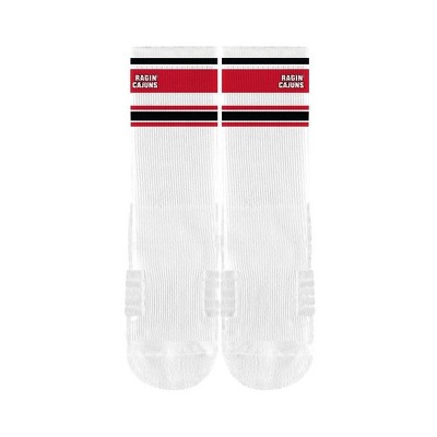 NCAA Louisiana Ragin' Cajuns Adult Retro Crew Socks - M/L