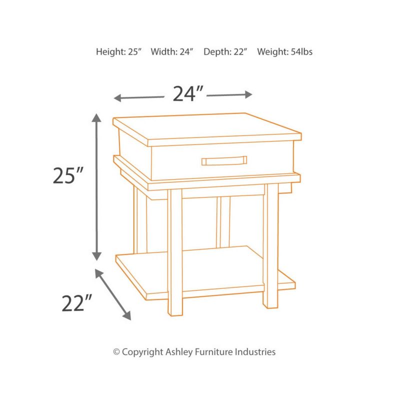 Stanah End Table - Signature Design by Ashley, 5 of 15