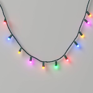 100ct LED Mini Sphere Christmas Orb and Globe String Lights with Green Wire - Wondershop™ - 1 of 4