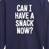 Boys' - Instant Message - Can I Have A Snack Now Long Sleeve Graphic T-Shirt - 2 of 4