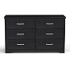 Okak Double Row 6/7/8-Drawer Dresser,Modern Chest of Drawers with Large Storage Space,Matte Finish Storage Cabinet for Living Room,Entryway - 2 of 4