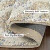 Modern Abstract Area Rug with Non Slip Backing Low Pile Ultra Soft Floor Carpet Non Shedding Stain Resistant Rug for Living Room, Bedroom Dining Room - 4 of 4