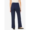 Woman Within Plus Size Petite Wide-Leg Fineline Denim Jean - 3 of 4