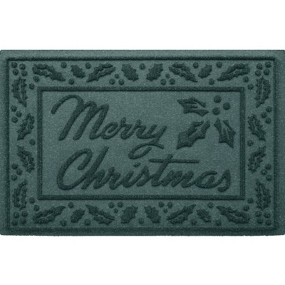 1'8"x2'6" Aqua Shield 'Merry Christmas' Door Mat - Bungalow Flooring