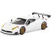 Ferrari 458 Italia GT3 White with Gold Wheels "Road64" Series 1/64 Diecast Model Car by Tarmac Works - 3 of 4