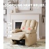 Oversized Recliner Chairs with Heat and Massage - Lazy Sofa for Adults- Manual Chair Recliner with Cup Holder - 4 of 4