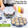 Prep Silicone Baby Food Freezer Tray with Clip-on Lid, 2oz x 10 Silicone Freezer Molds, BPA-Free Baby Food Storage - 4 of 4