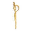 Black Bow Jewelry 14k Yellow & Rose Gold with White Rhodium Elephant Heart Pendant - 2 of 4