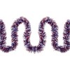 Northlight 12' x 4" Unlit Red/Blue Wide Cut Patriotic Tinsel Christmas Garland - 3 of 4
