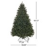 GDFStudio Zoe 7.5 Foot Norway Spruce Unlit Hinged Artificial Christmas Tree - 3 of 4