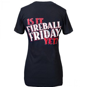 Womens Fireball Whisky Is It Fireball Friday Yet? T-Shirt - 1 of 2