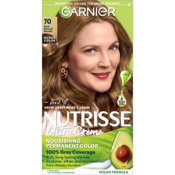Garnier Nutrisse Nourishing Permanent Hair Color Creme - 70 Dark Natural Blonde
