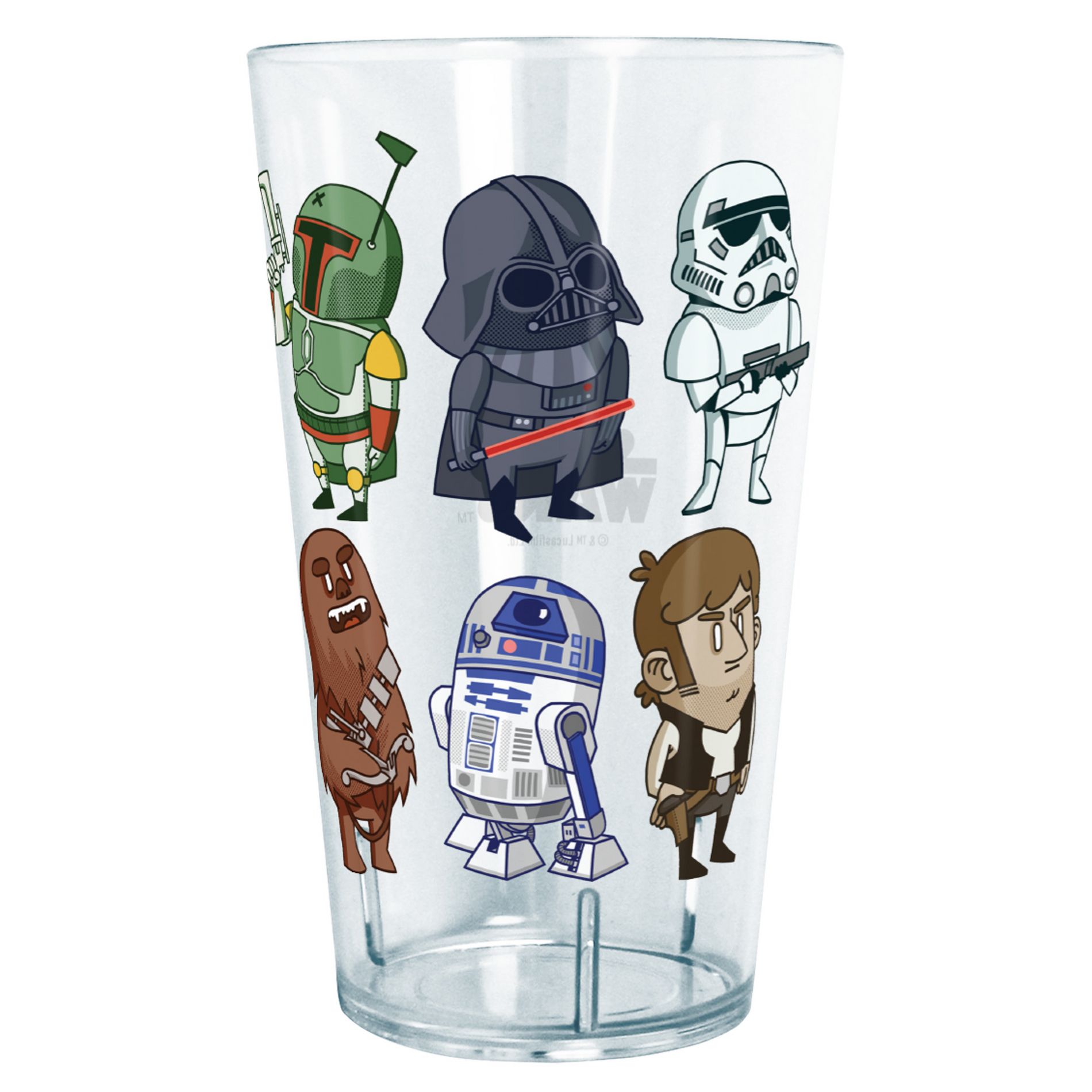 Star Wars Doodle Character Grid  Tritan Drinking Cup - Clear - 24 oz.