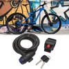 Unique Bargains Universal Bike Scooter Anti Thief Disc Safety Security Cable Wire Lock w/2 Keys - 2 of 4