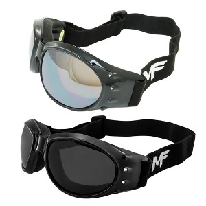 2 Pairs of MotoFrames Vulcan Safety Motorcycle Goggles - 1 of 4