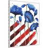 Amanti Art Patriotic Floral II by Elizabeth Medley Canvas Wall Art Print Framed 23 x 30-in. - 2 of 4