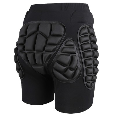 LakeForest"Protective Shorts for Skiing, Snowboarding, Skating & Skateboarding – EVA Hip & Tailbone Pads"black Size 2XL