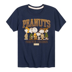 Boys' - Peanuts - Peanuts Group Forever Friends Short Sleeve Graphic T-Shirt - 1 of 4