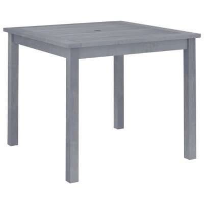 vidaXL Patio Dining Table 34.6 inches x34.6 inches x29.1 inches  Solid Acacia Wood