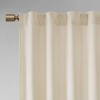 Set of 2 Bryce Poly Velvet Room Darkening Curtain Panels - image 3 of 4