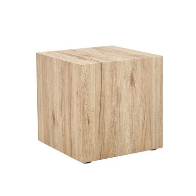NicBex Modern 15.7" Square Small Coffee Table with Solid Frame for Living Room and Office