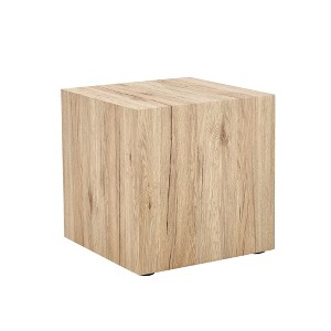 NicBex Modern 15.7" Square Small Coffee Table with Solid Frame for Living Room and Office - 1 of 4