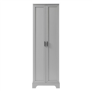 OUTSUPPLY 2-Door Storage Cabinet with Adjustable Shelves for Bathroom, Office & Dining Room, Anti-Tipping Safety, Metal Handles - 1 of 4