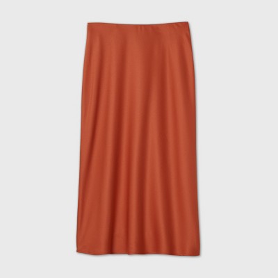orange skirt