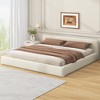 King Size Upholstered Platform Bed with Headboard for Bedroom - 2 of 4