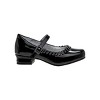 Josmo Girls' Dress Shoes - White Flower Mary Jane Shoe with Low Heels for Wedding Party (Little Kid) - 2 of 4
